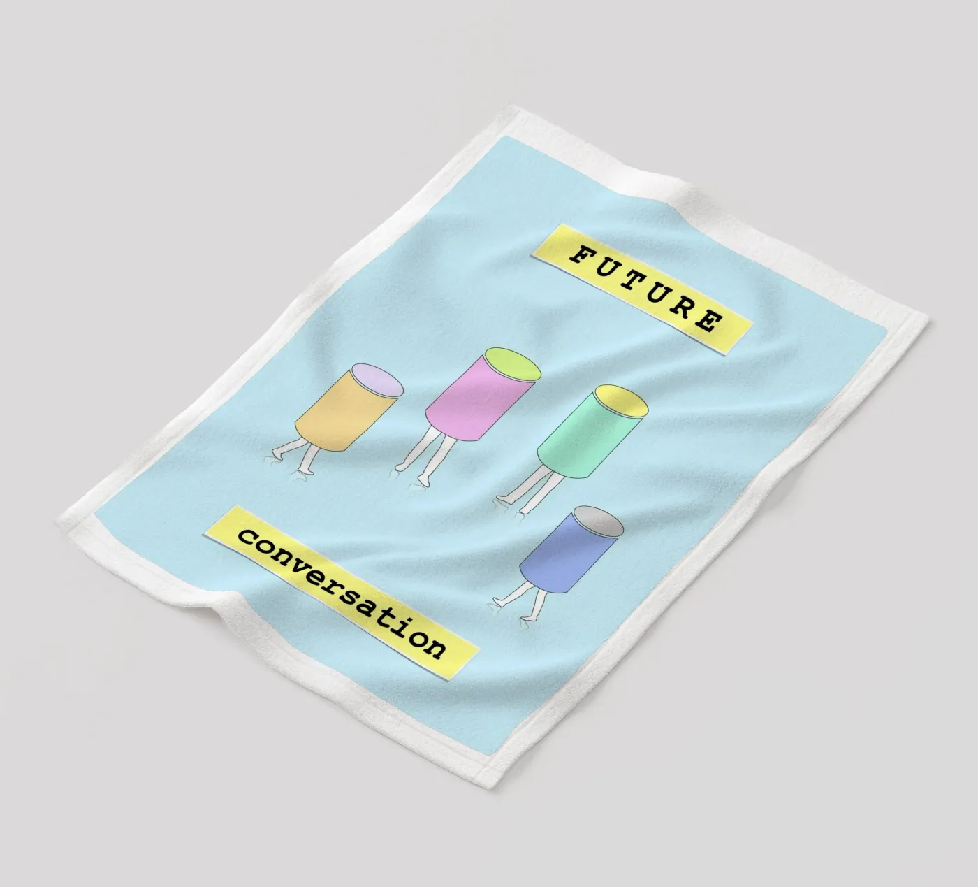 FUTURE conversation Fleecedecke von natural neutral