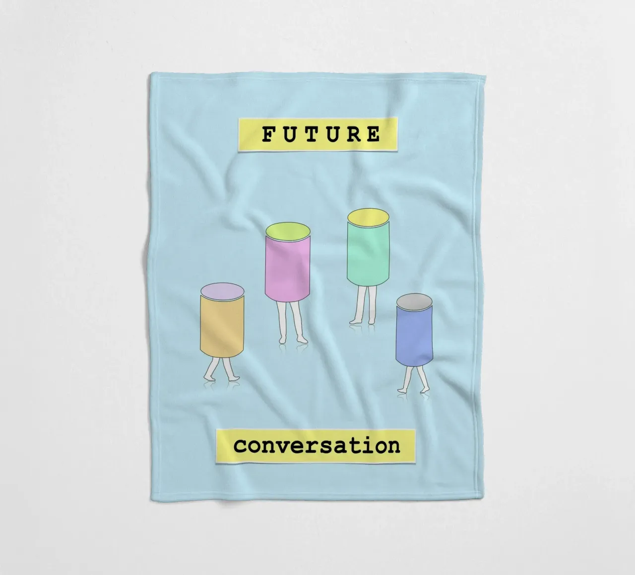 FUTURE conversation Fleecedecke von natural neutral