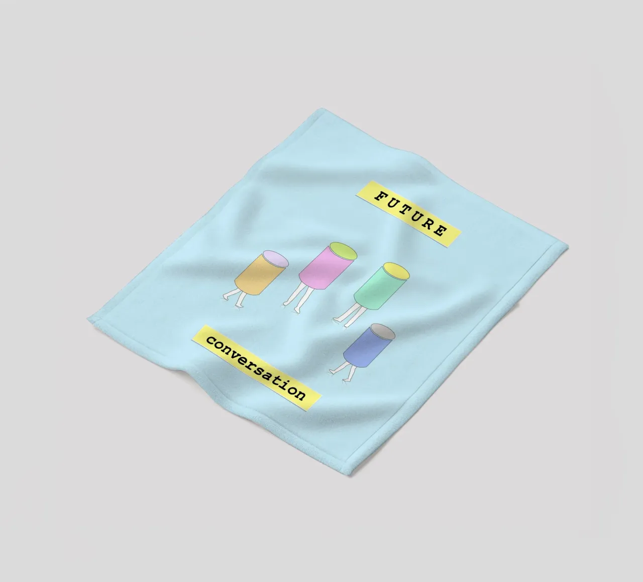 FUTURE conversation Fleecedecke von natural neutral