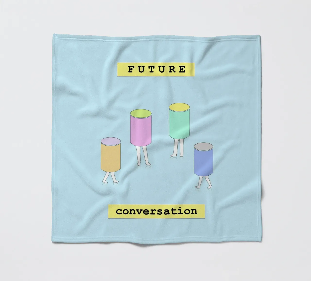 FUTURE conversation Fleecedecke von natural neutral