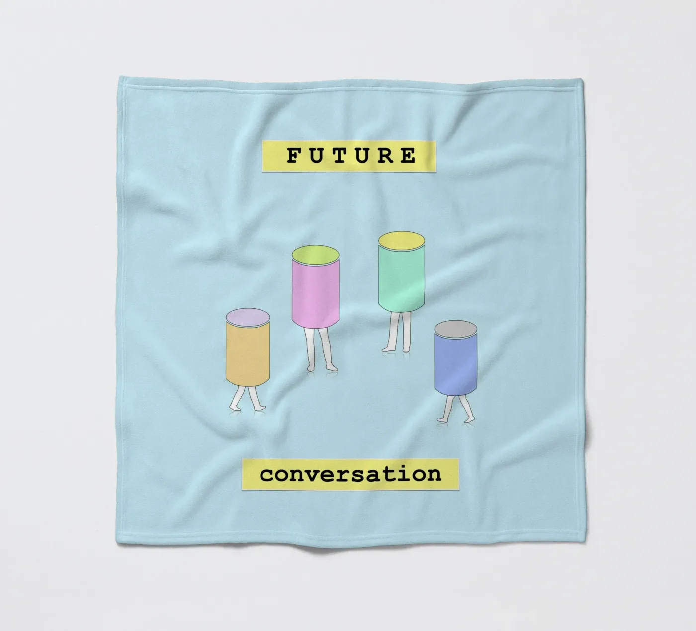 FUTURE conversation Fleecedecke von natural neutral