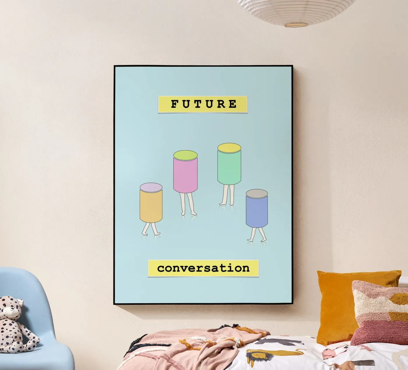 FUTURE conversation acrylic glass by natural neutral