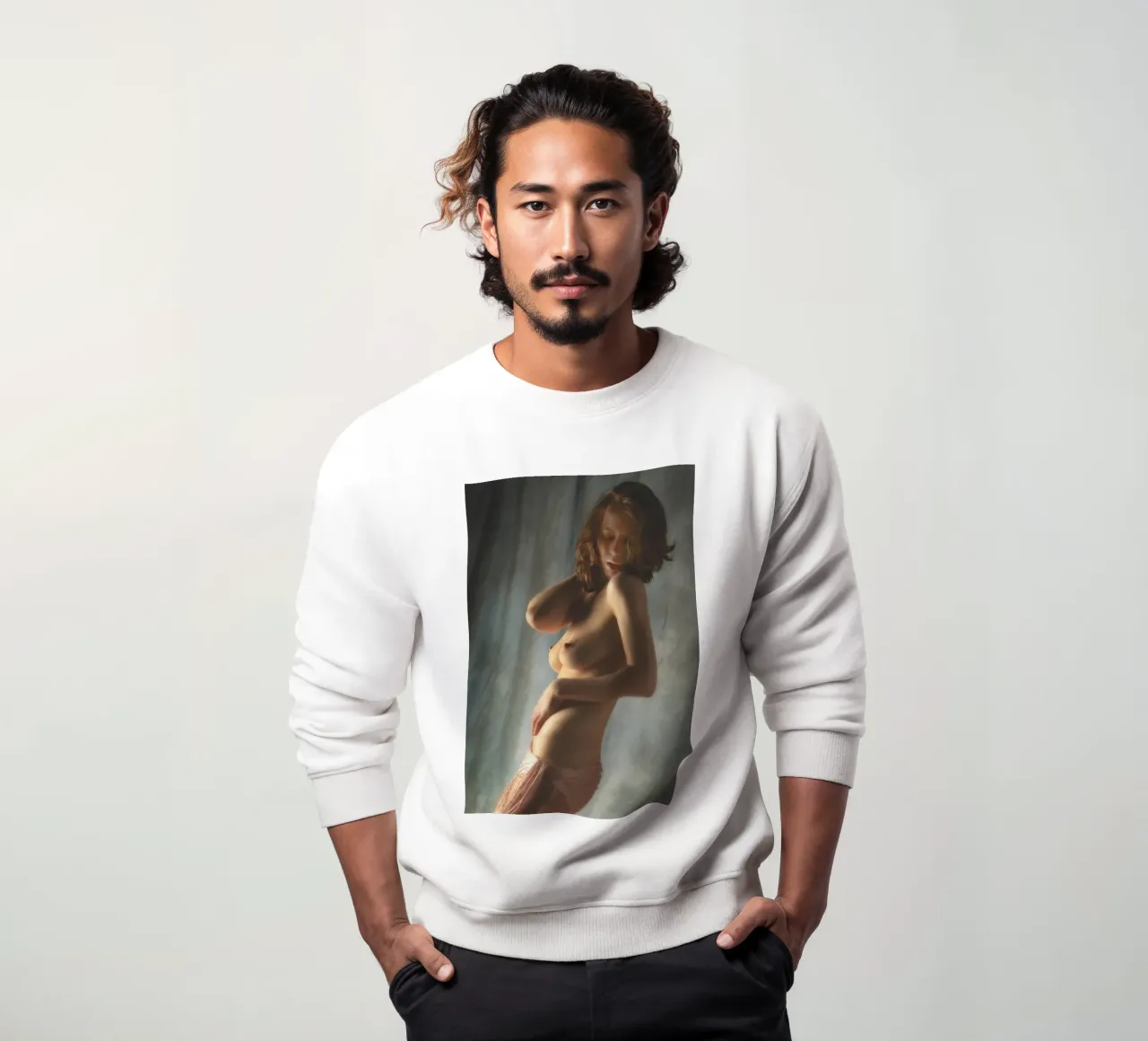 Kristin Topless felpa da Dave Hare Photography