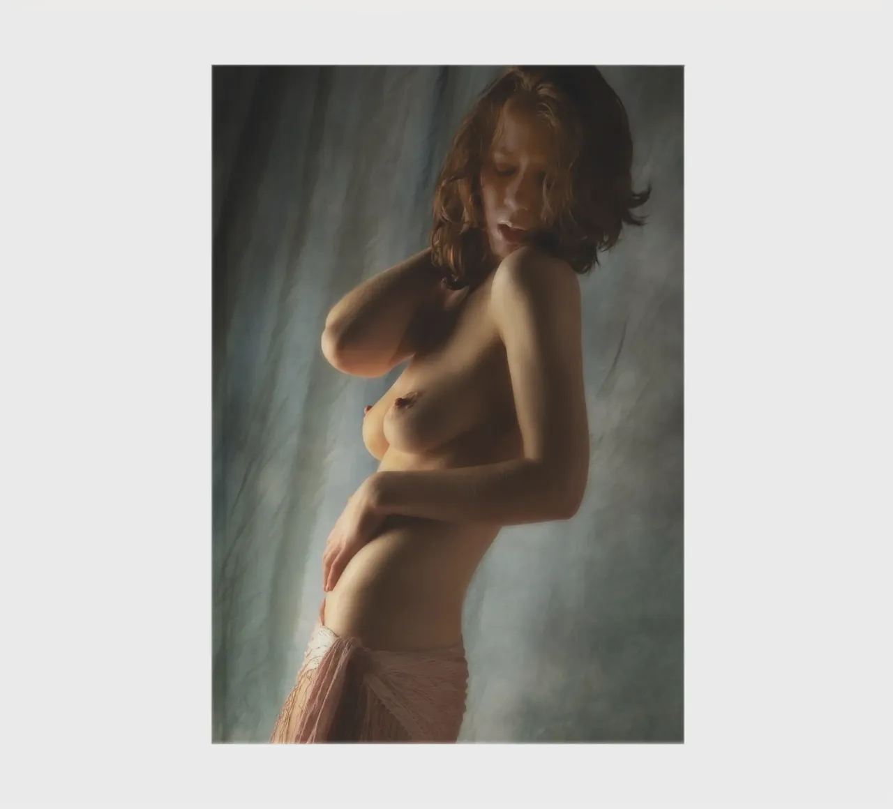Kristin Topless notebook by Dave Hare Photography