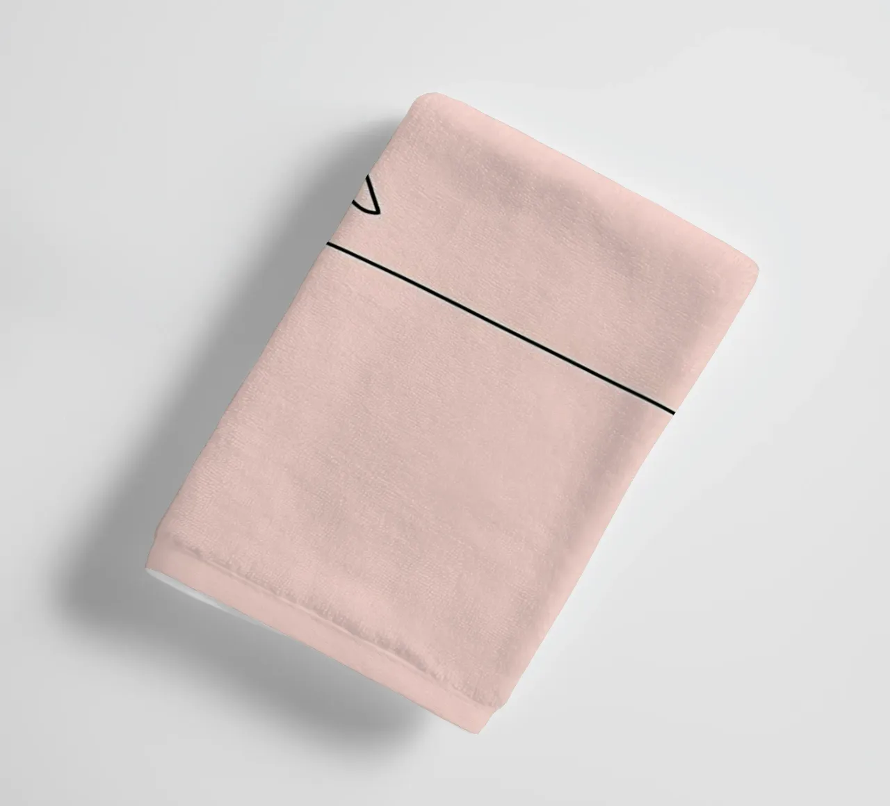 Surfer - Minimalist Line Art towel by Viv Line Art
