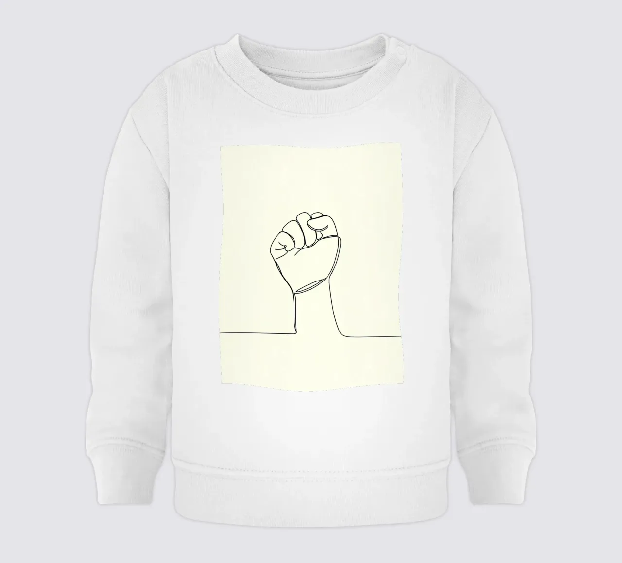 Unity - Line art minimalista felpa neonato da Viv Line Art