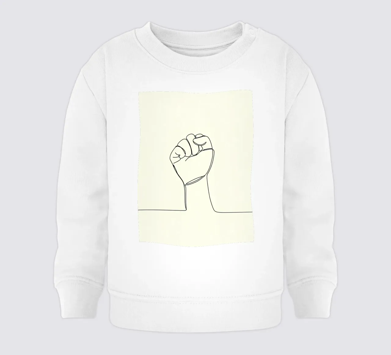 Unity - Line art minimalista felpa neonato da Viv Line Art