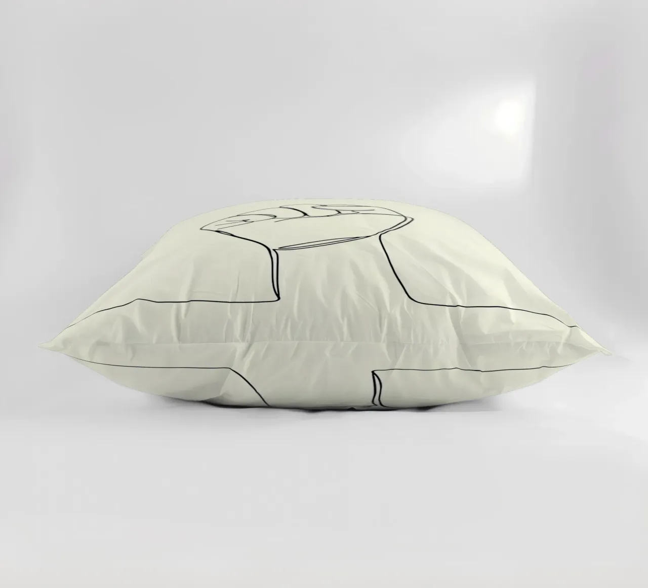 Unity - Line art minimalista cuscino da Viv Line Art