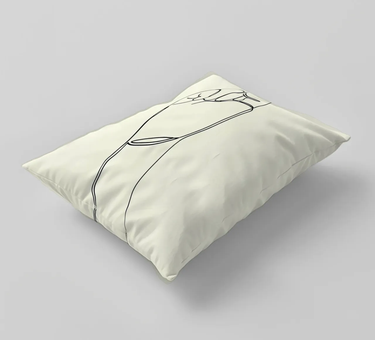 Unity - Line art minimalista cuscino da Viv Line Art