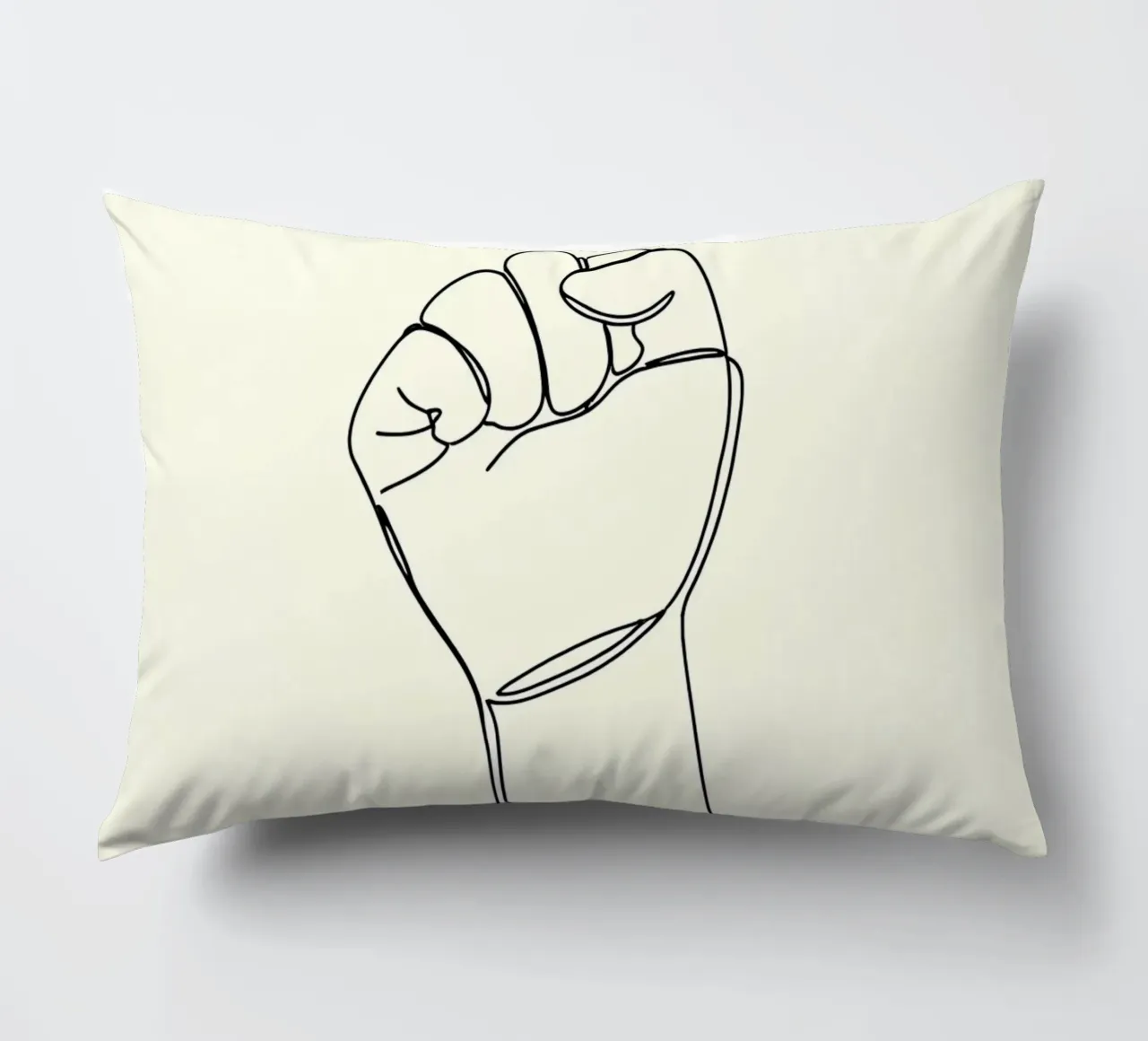 Unity - Line art minimalista cuscino da Viv Line Art