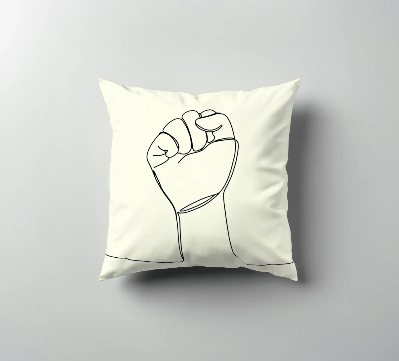 Unity - Line art minimalista cuscino da Viv Line Art