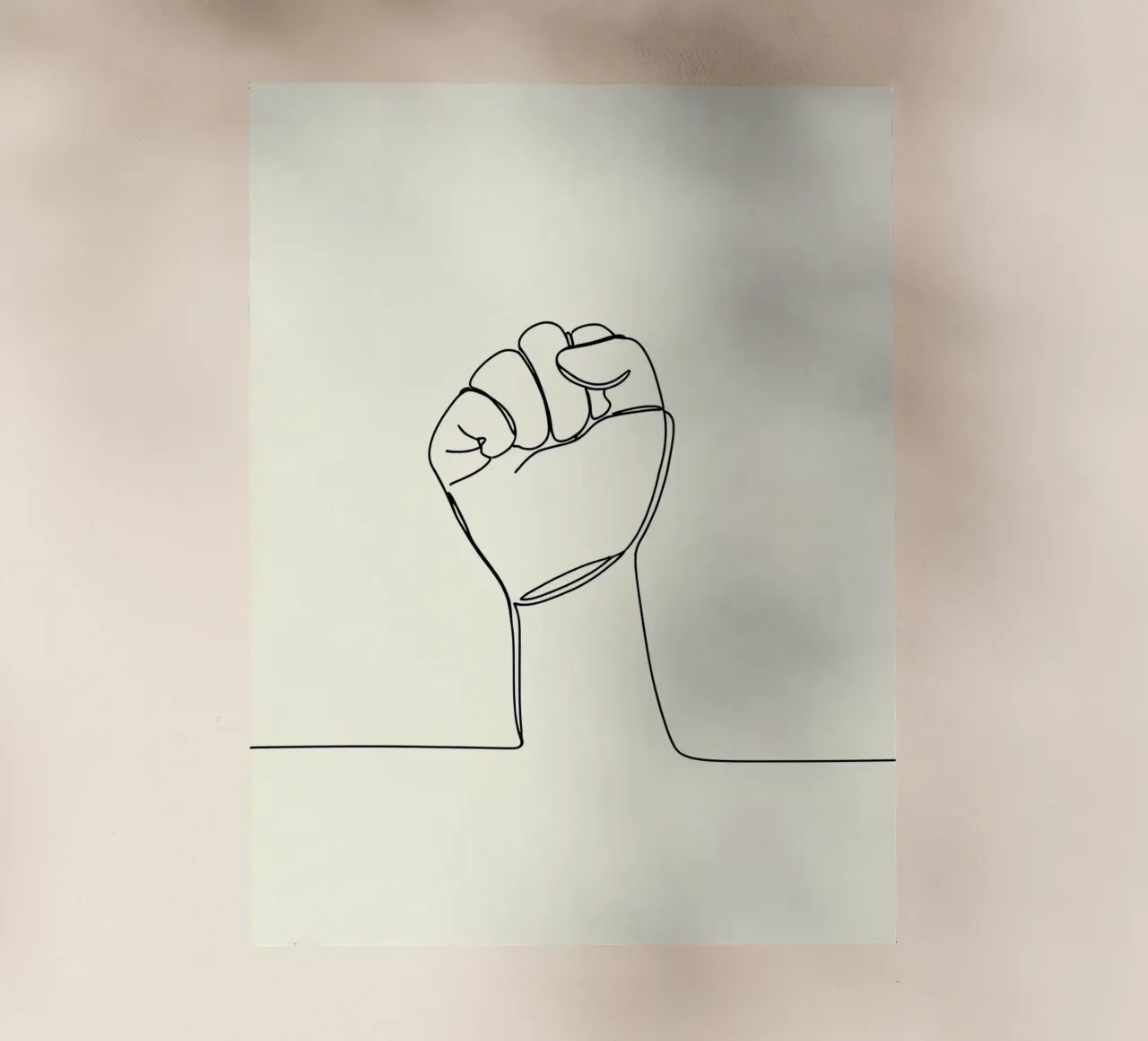 Unity - Line art minimalista pellicola backlit da Viv Line Art