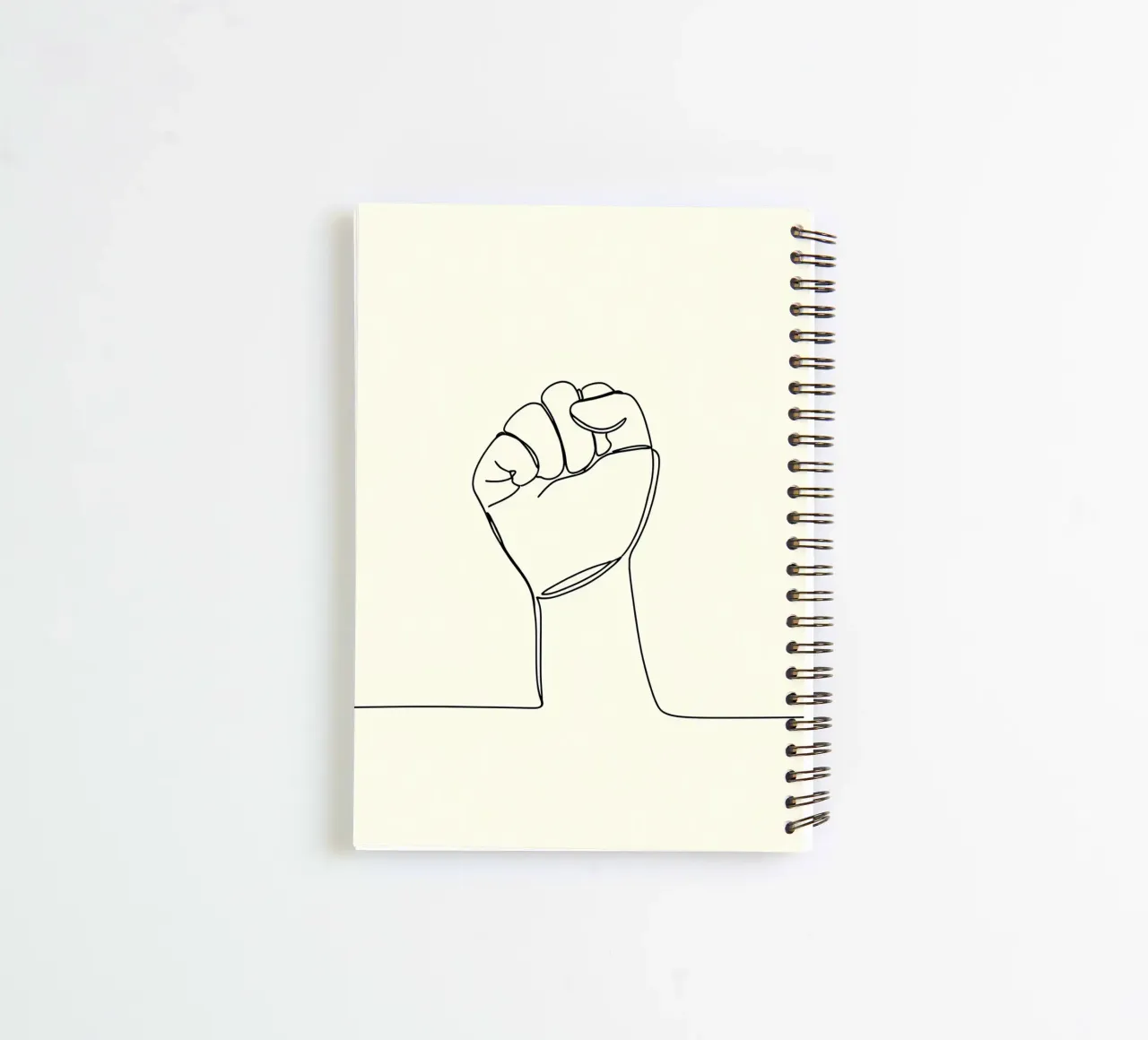 Unity - Minimalist Line Art spiral notebook by Viv Line Art