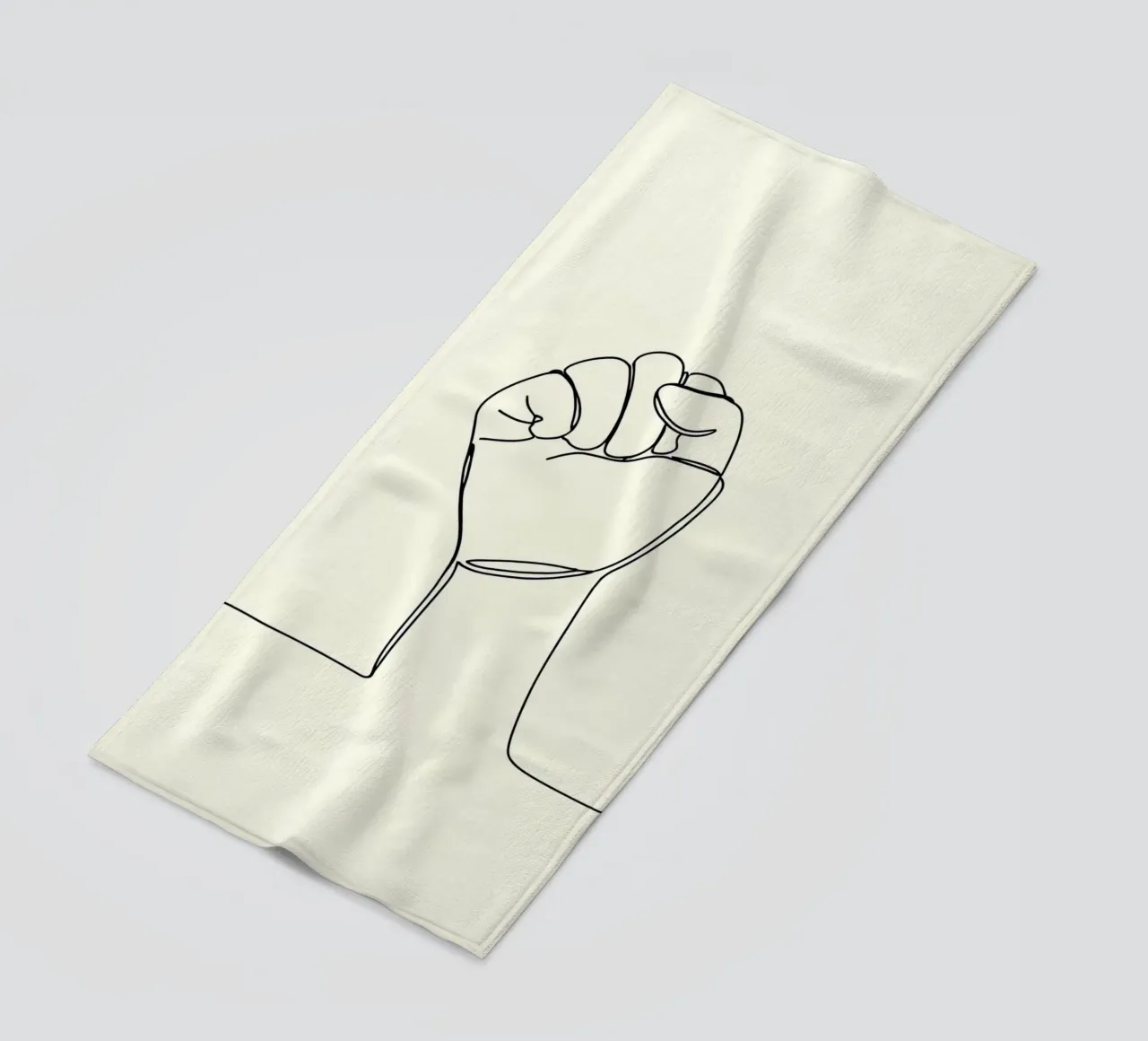 Unity - Line art minimalista telo mare da Viv Line Art