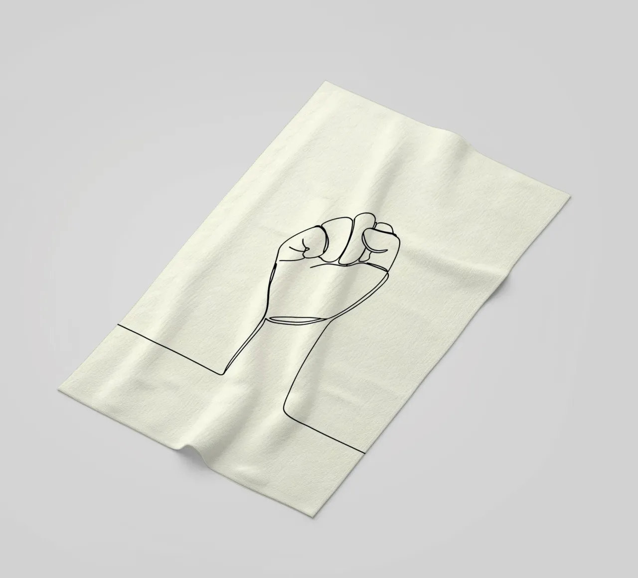 Unity - Line art minimalista telo mare da Viv Line Art