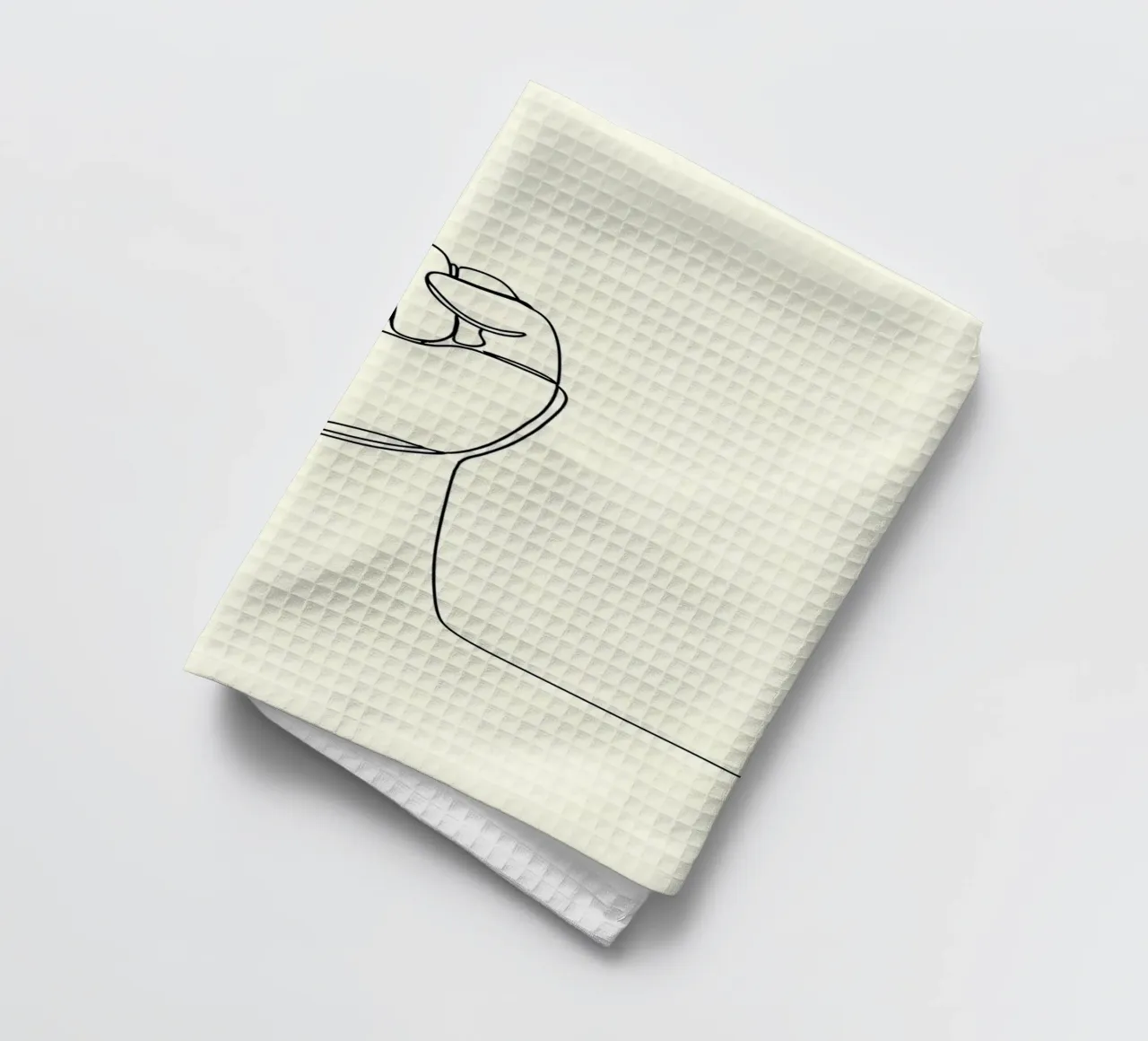 Unity - Dessin au trait minimaliste torchon de Viv Line Art