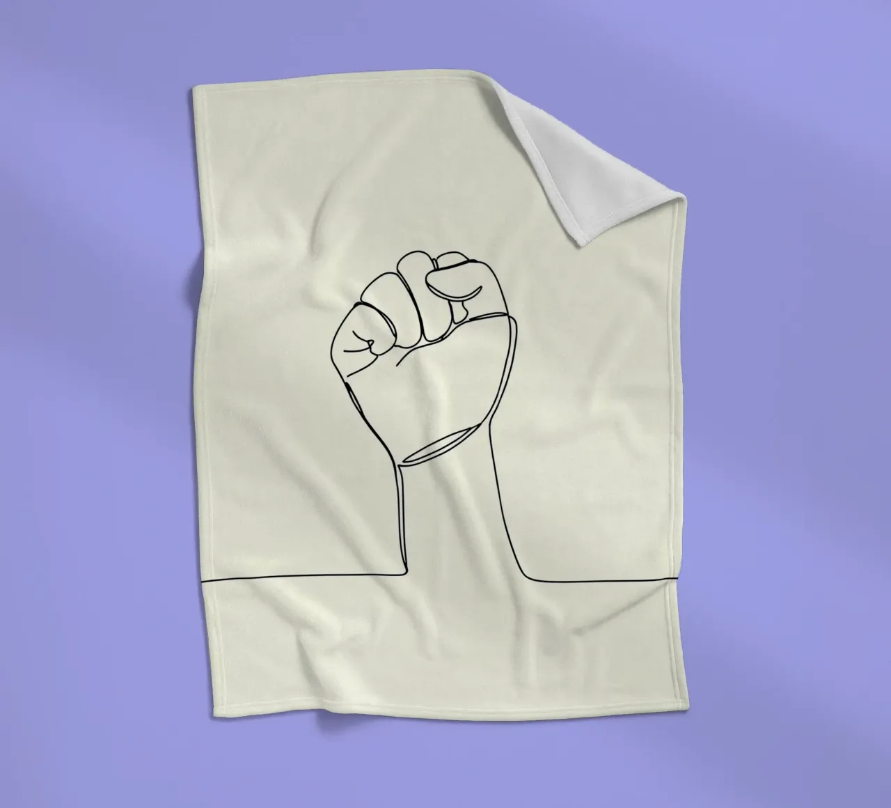 Unity - Line art minimalista coperta in pile da Viv Line Art