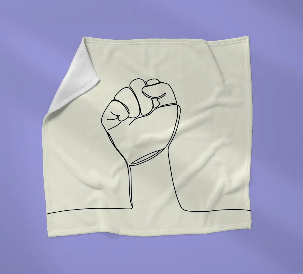 Unity - Line art minimalista coperta in pile da Viv Line Art