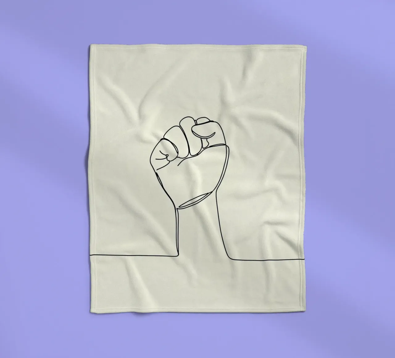 Unity - Line art minimalista coperta in pile da Viv Line Art