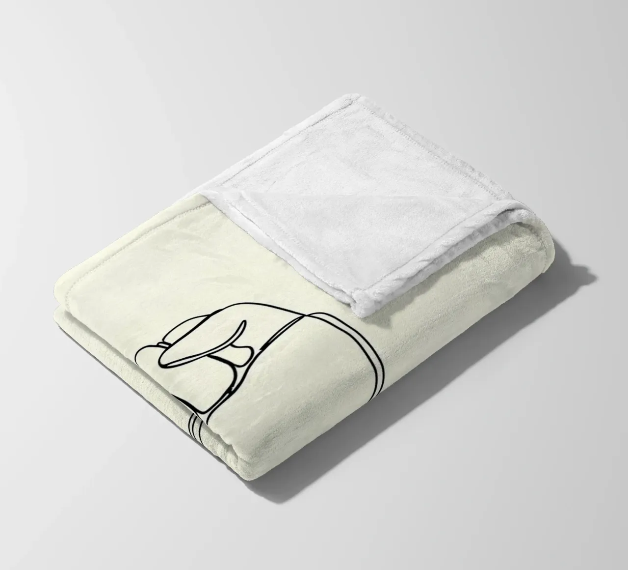 Unity - Line art minimalista coperta in pile da Viv Line Art