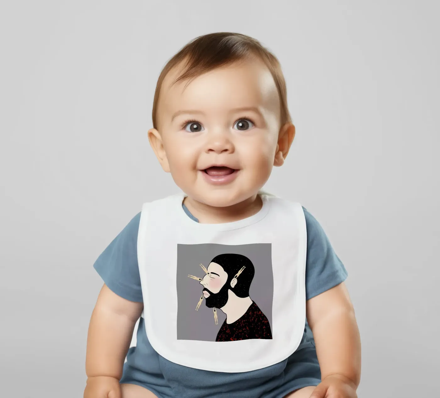 Peg baby slabbetje van Ruei