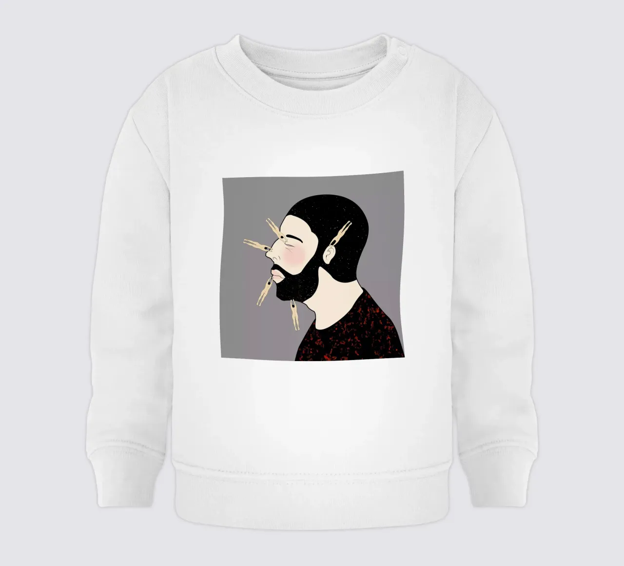 Peg felpa neonato da Ruei