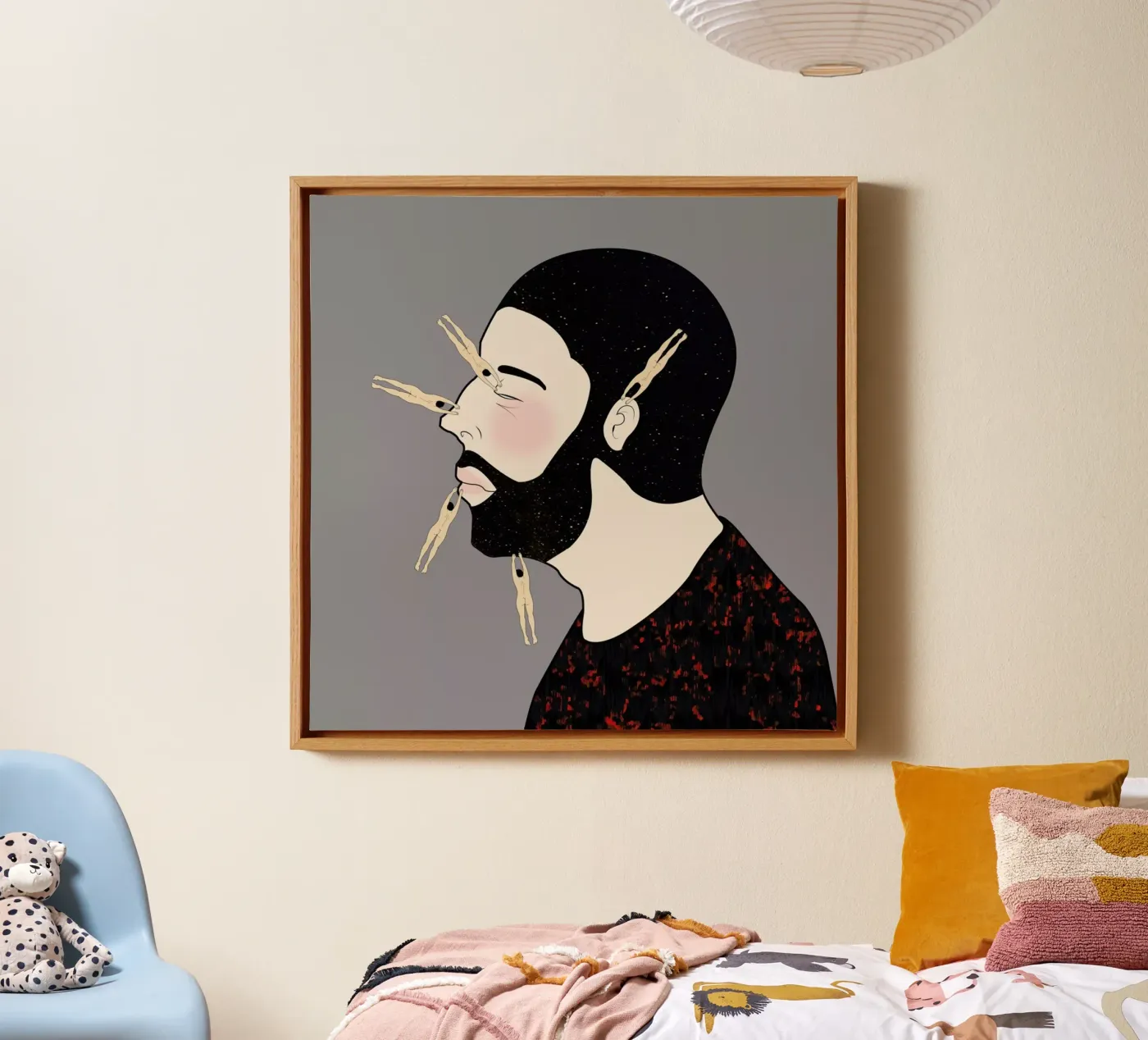 Peg canvas van Ruei