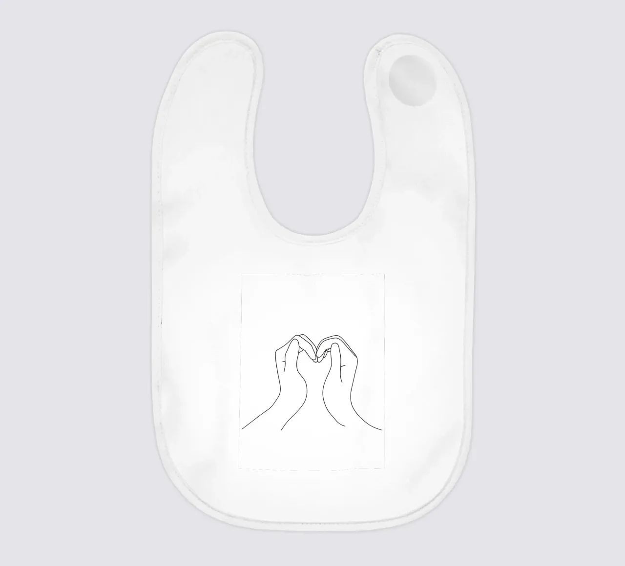 Amore - Line art minimalista bavaglino da Viv Line Art