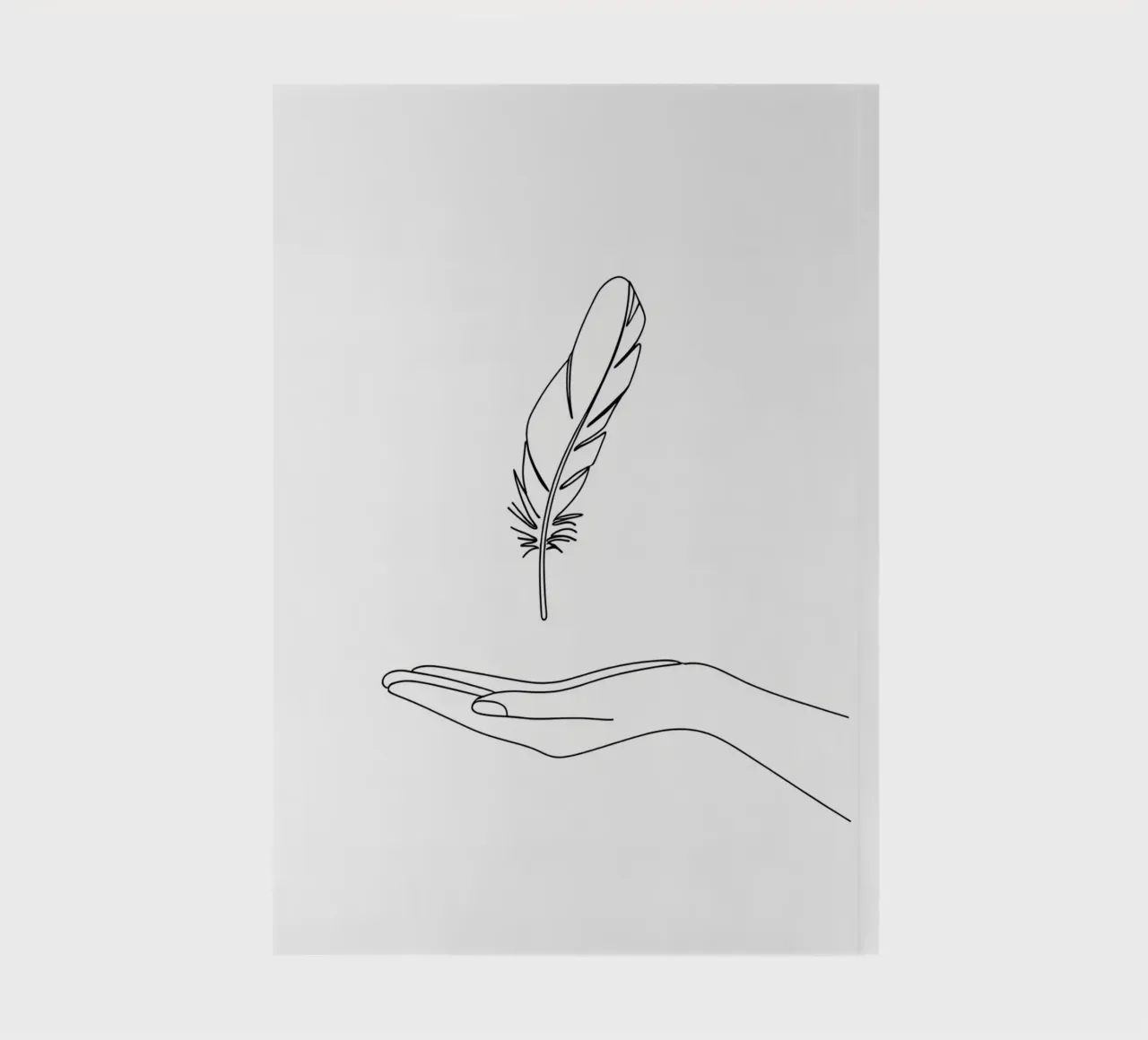 Save Birds - Minimalist Line Art notebook by Viv Line Art
