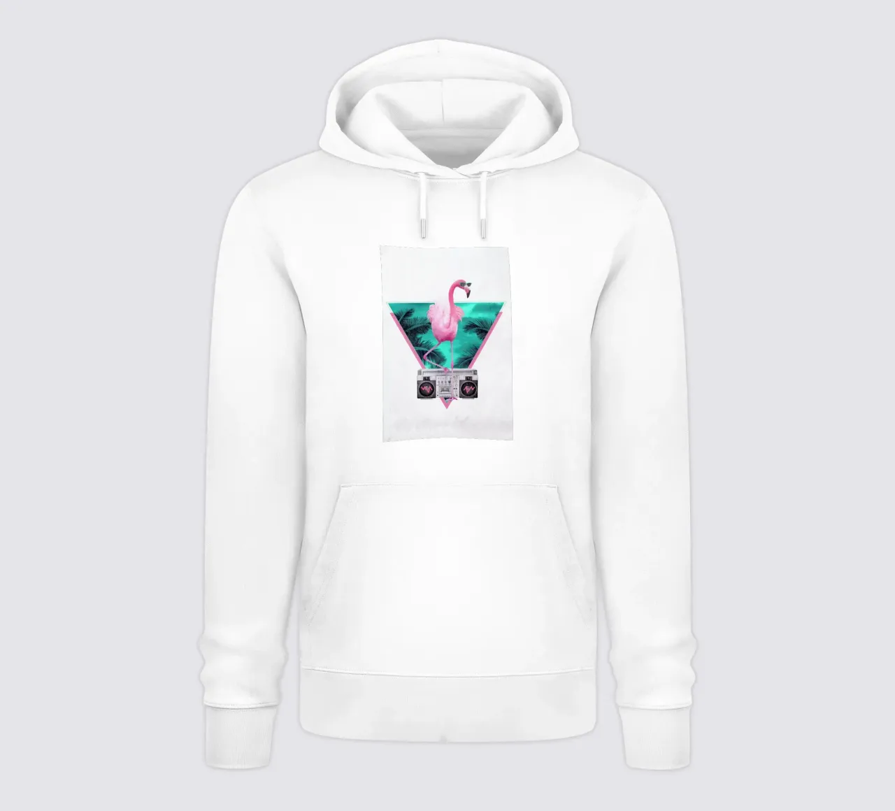 Miami Flamingo felpa con cappuccio da Róbert Farkas