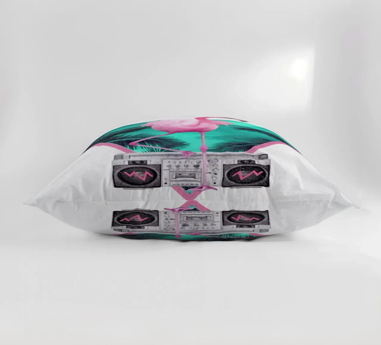 Miami Flamingo cuscino da Róbert Farkas