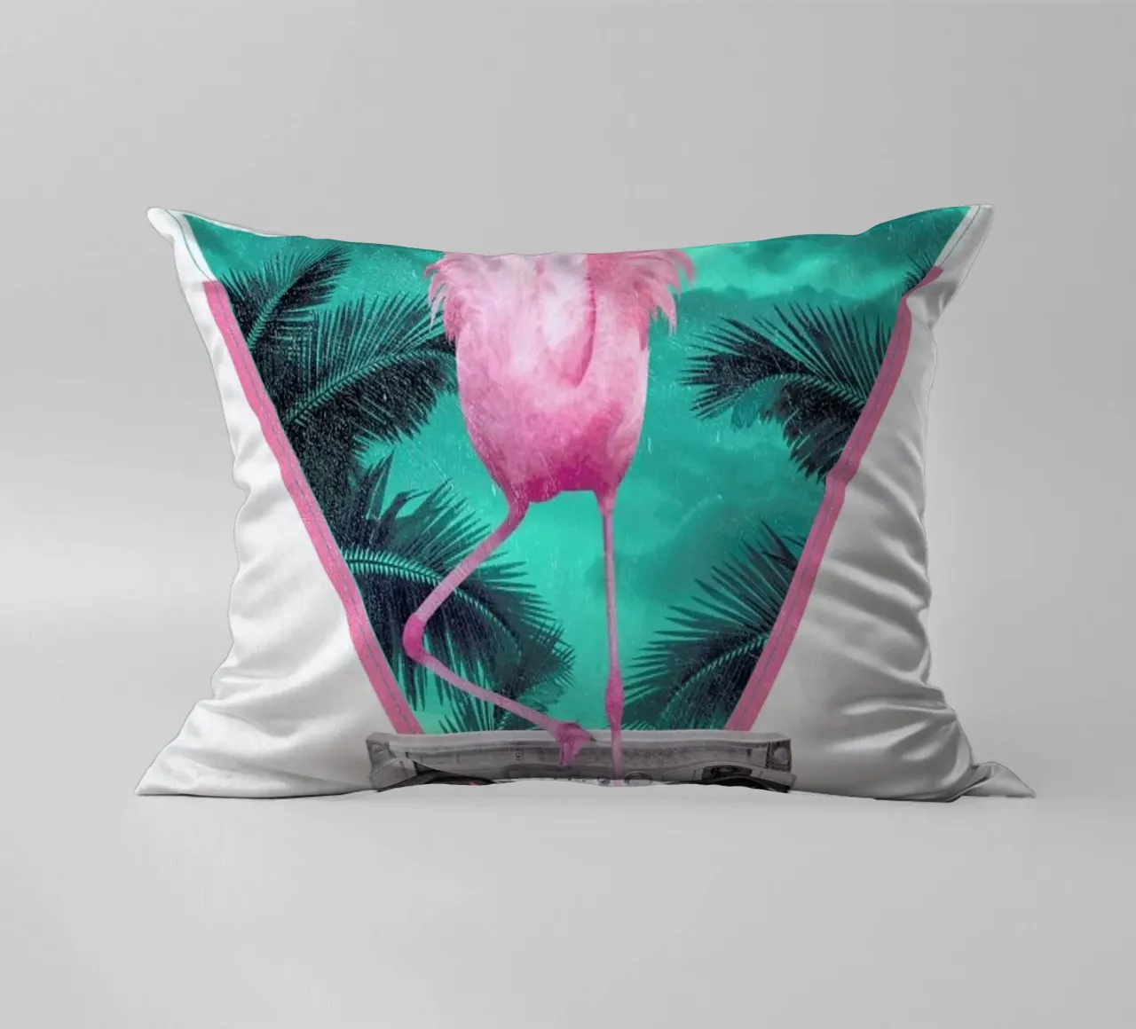 Miami Flamingo cuscino da Róbert Farkas