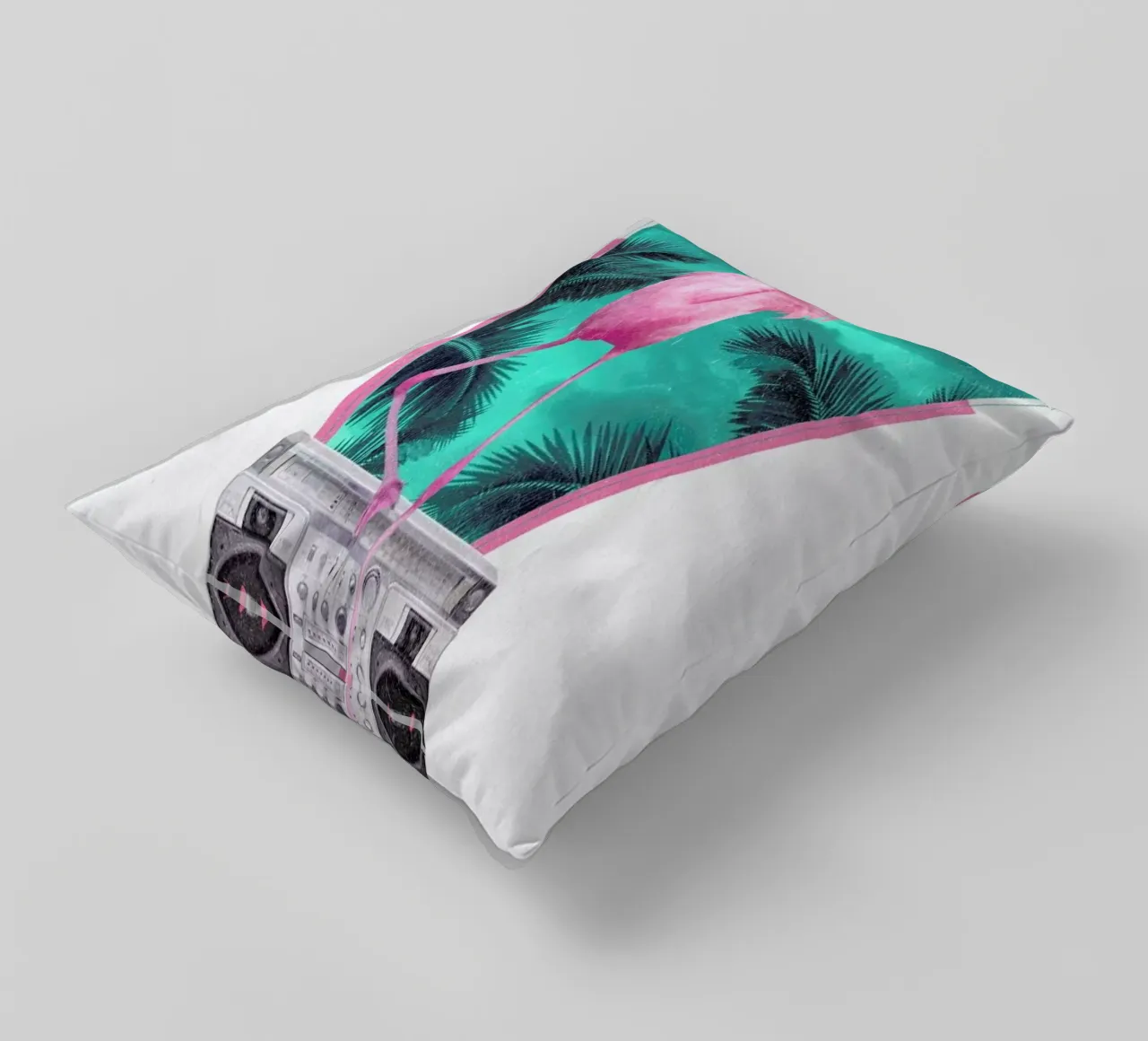 Miami Flamingo cuscino da Róbert Farkas
