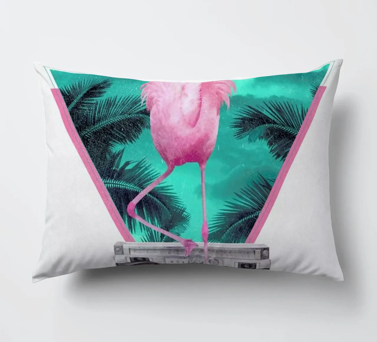 Miami Flamingo cuscino da Róbert Farkas