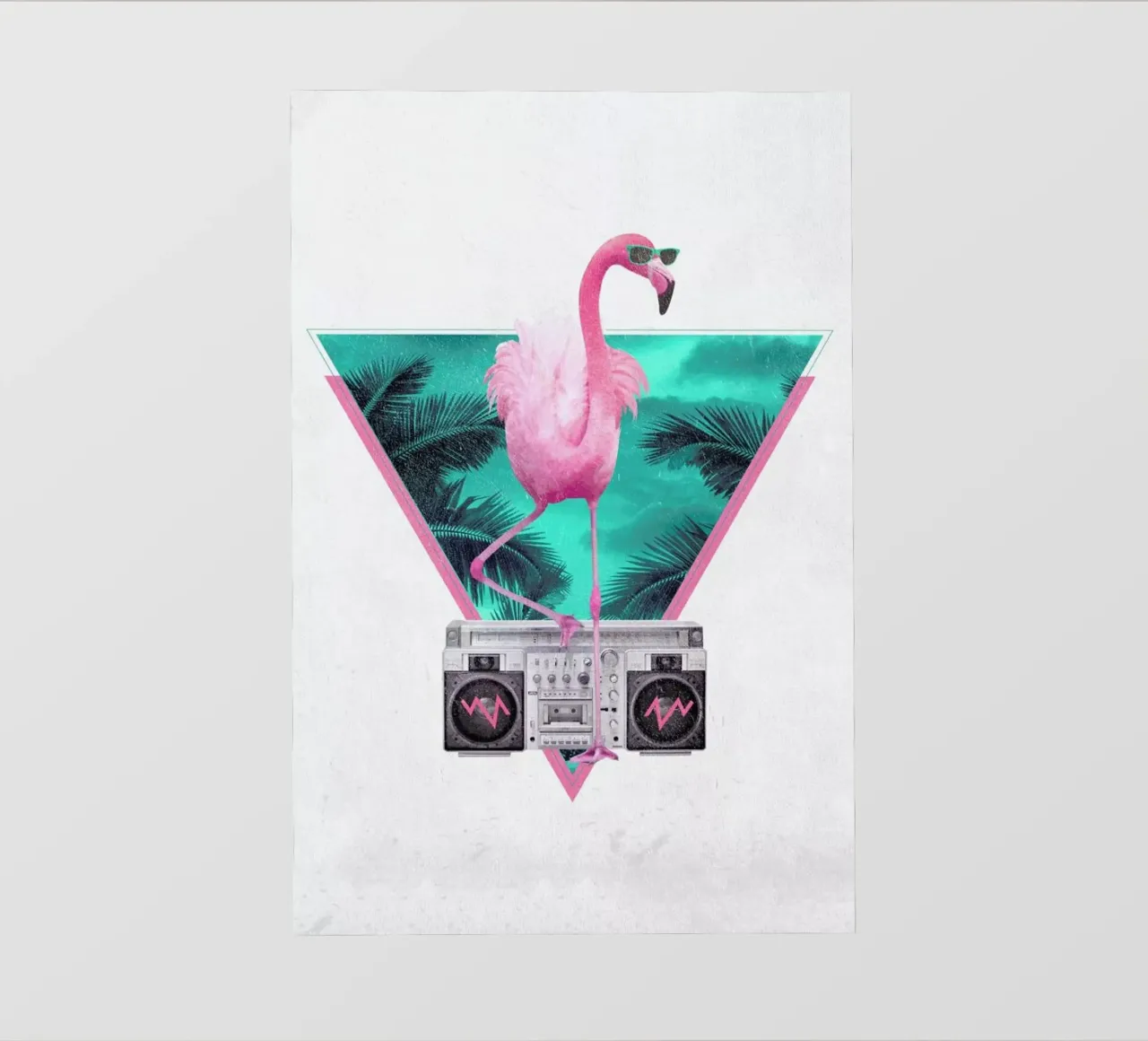 Miami Flamingo telo in pvc da Róbert Farkas
