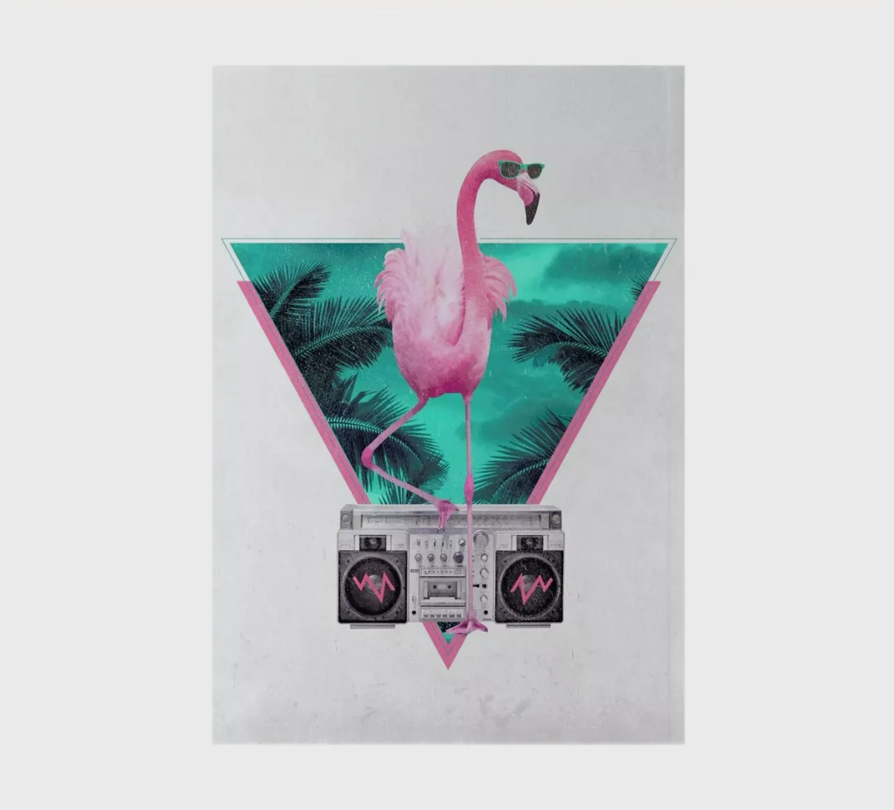 Miami Flamingo notebook by Róbert Farkas