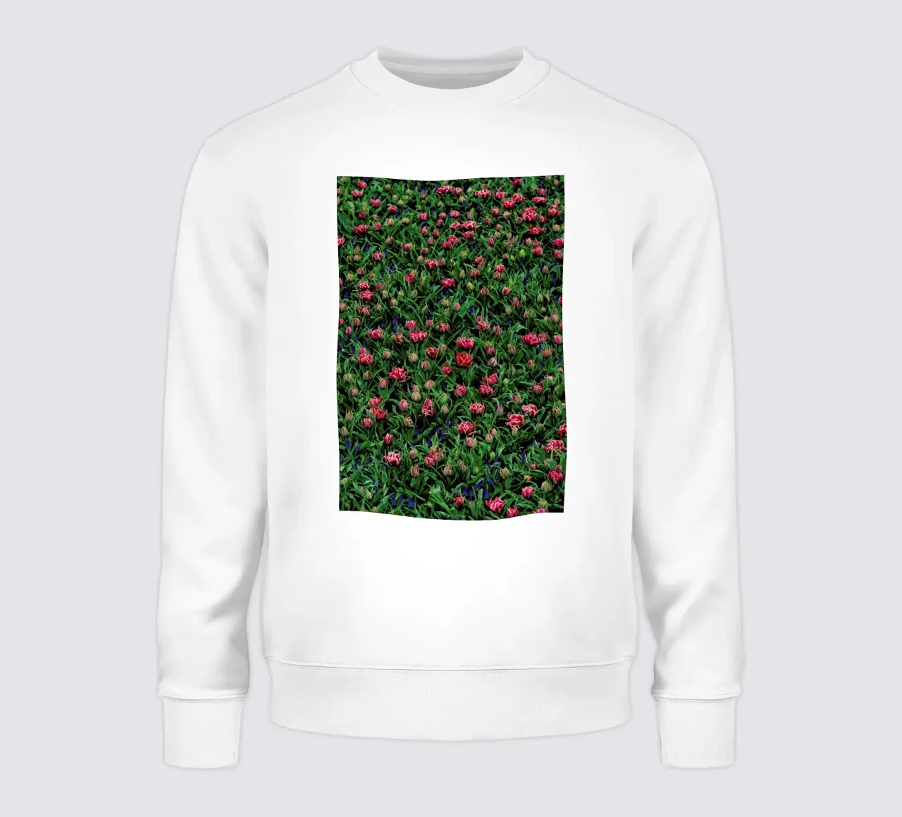 Tulip Field Pink felpa da Curious Collections by Marielle Leenders