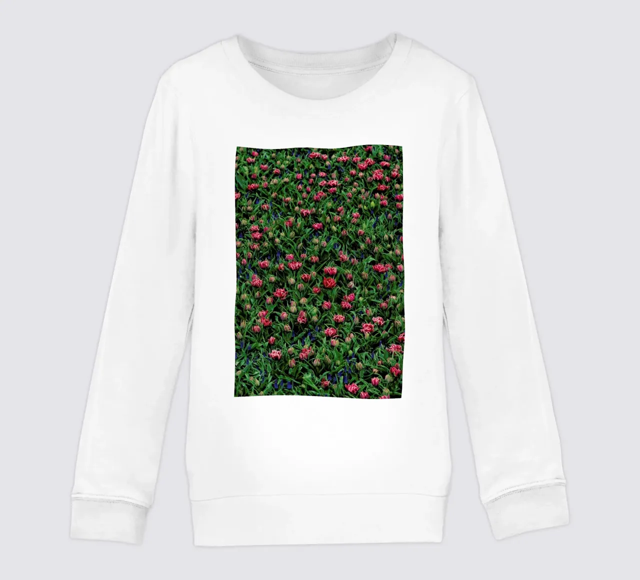 Tulip Field Pink felpa bambino da Curious Collections by Marielle Leenders