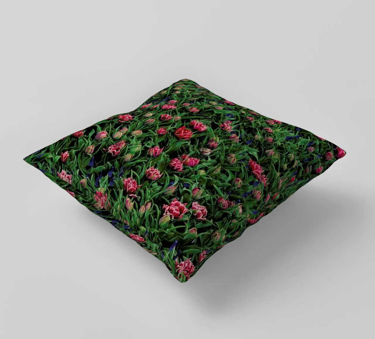Tulip Field Pink cuscino da Curious Collections by Marielle Leenders