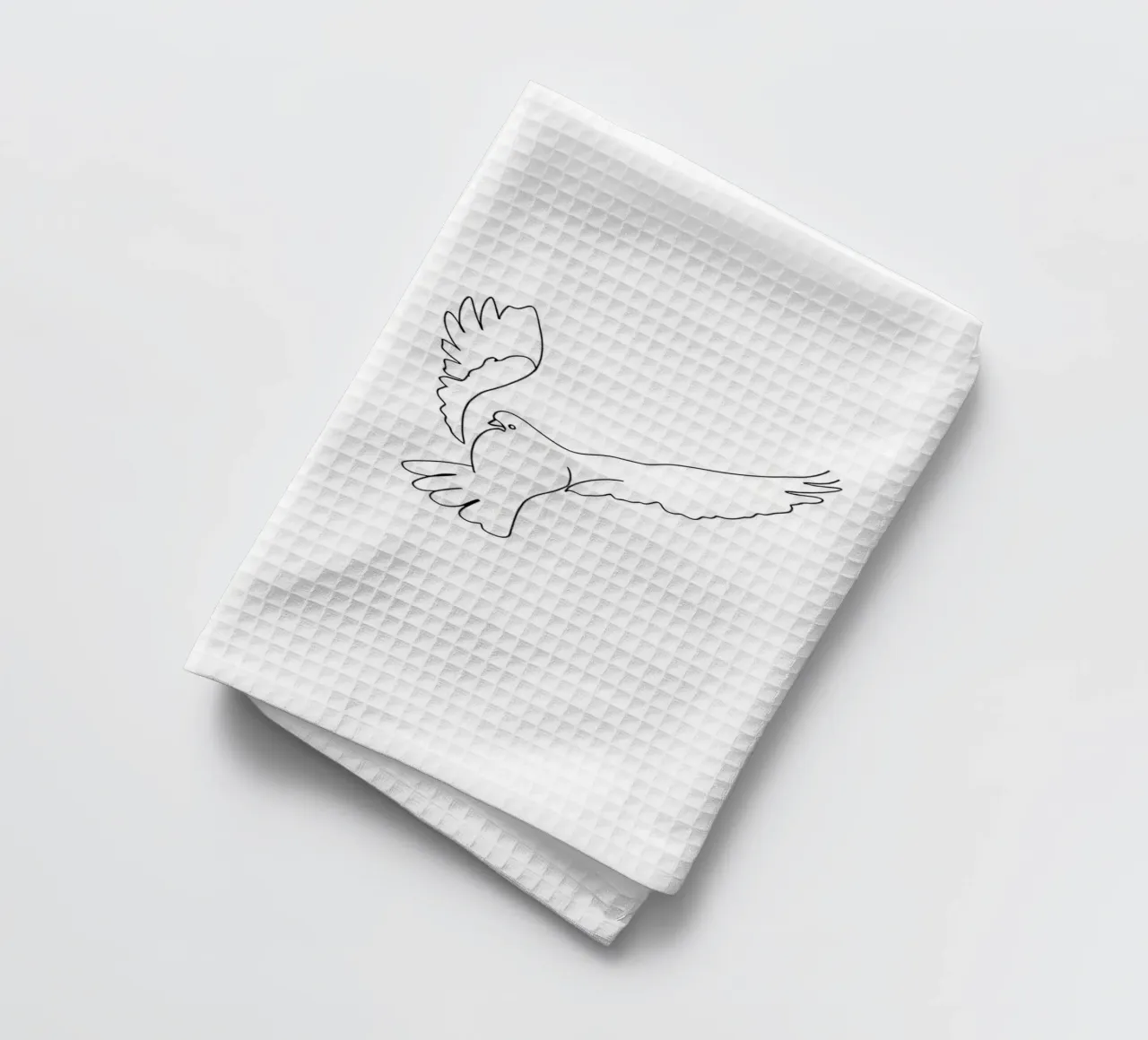 Uccello libero canovaccio da cucina da Viv Line Art