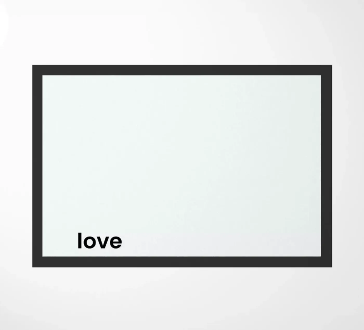 Love zerbino da Studio One