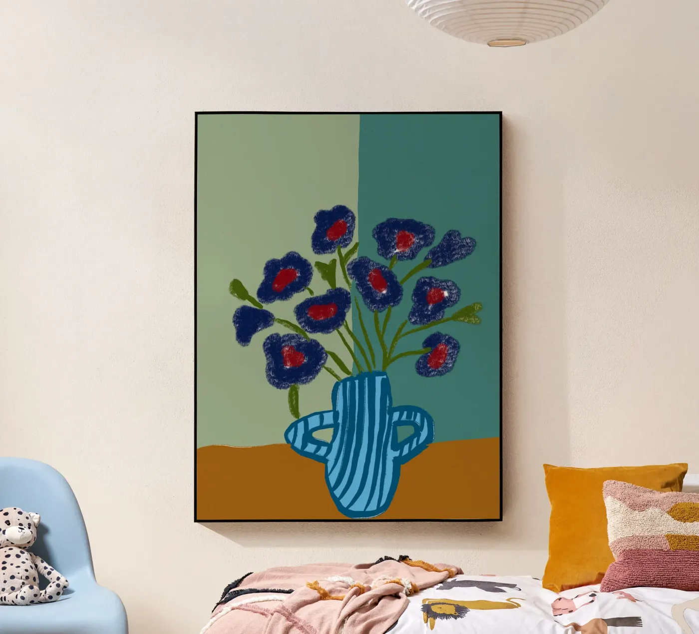 Blue Blossoms plexiglass da treechild