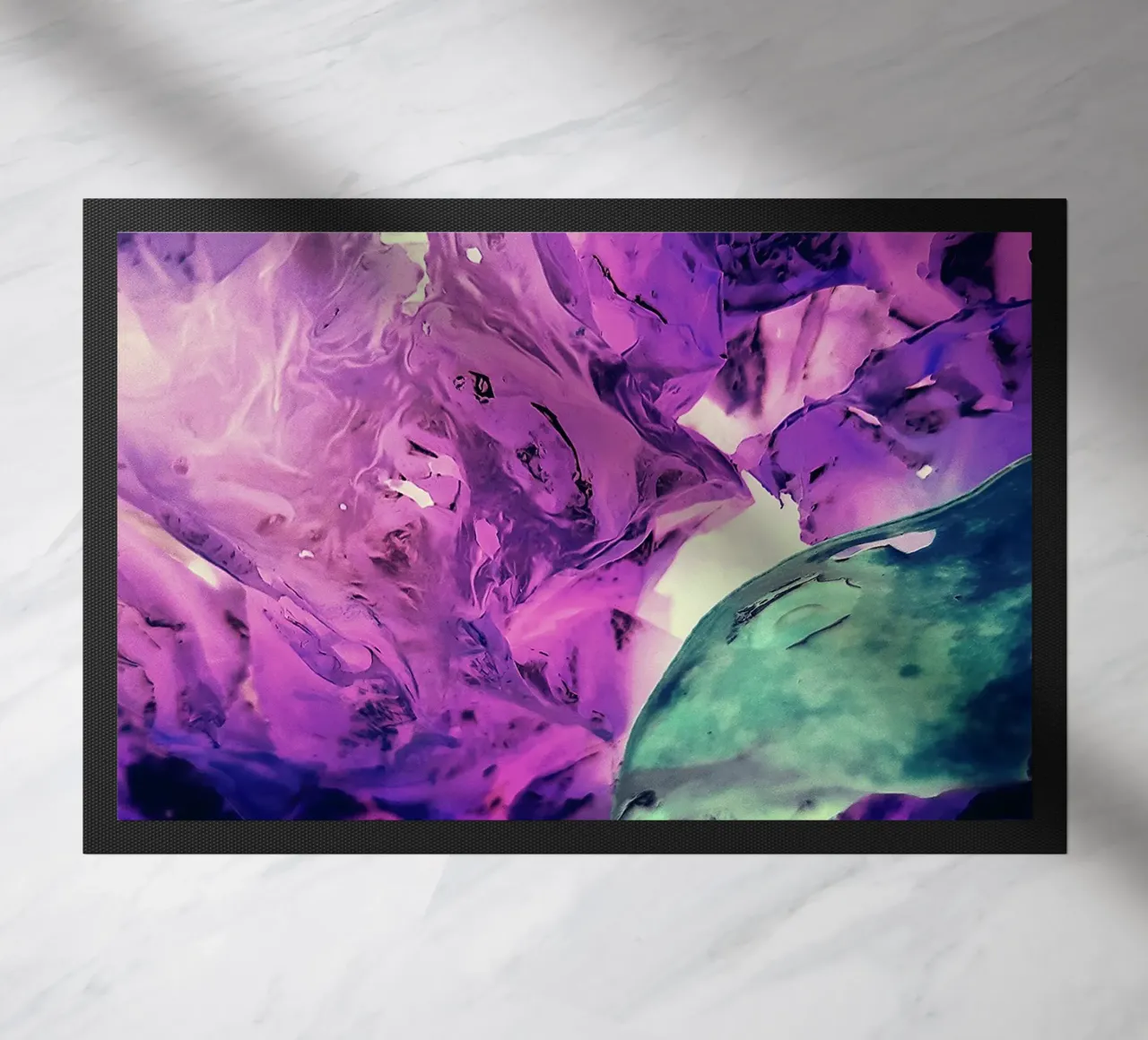 Verde e viola zerbino da Massimo Frascogna