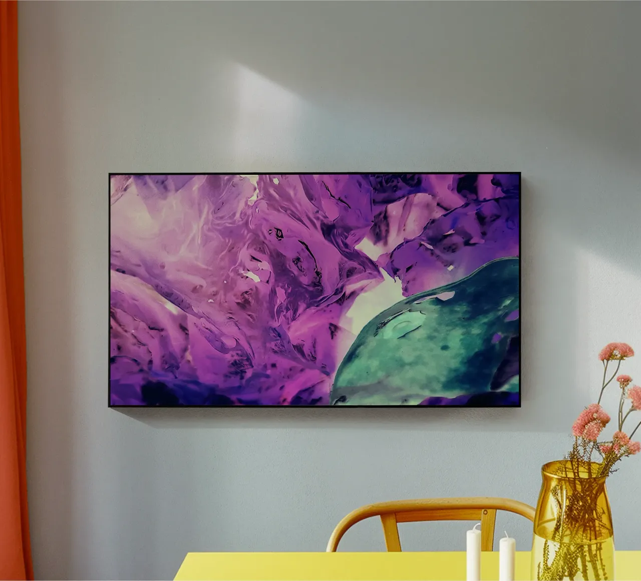 Verde e viola plexiglass da Massimo Frascogna