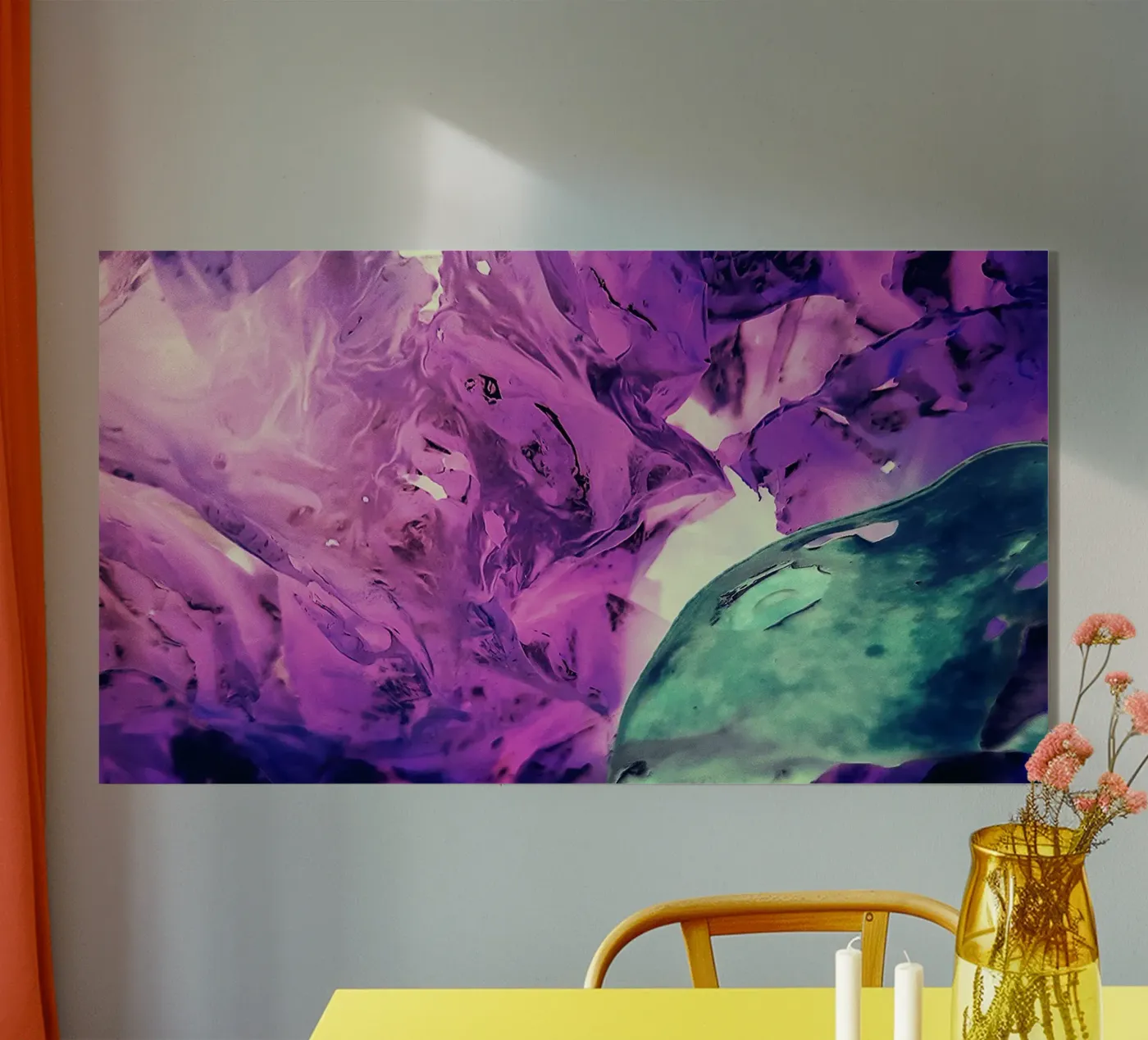 Verde e viola plexiglass da Massimo Frascogna