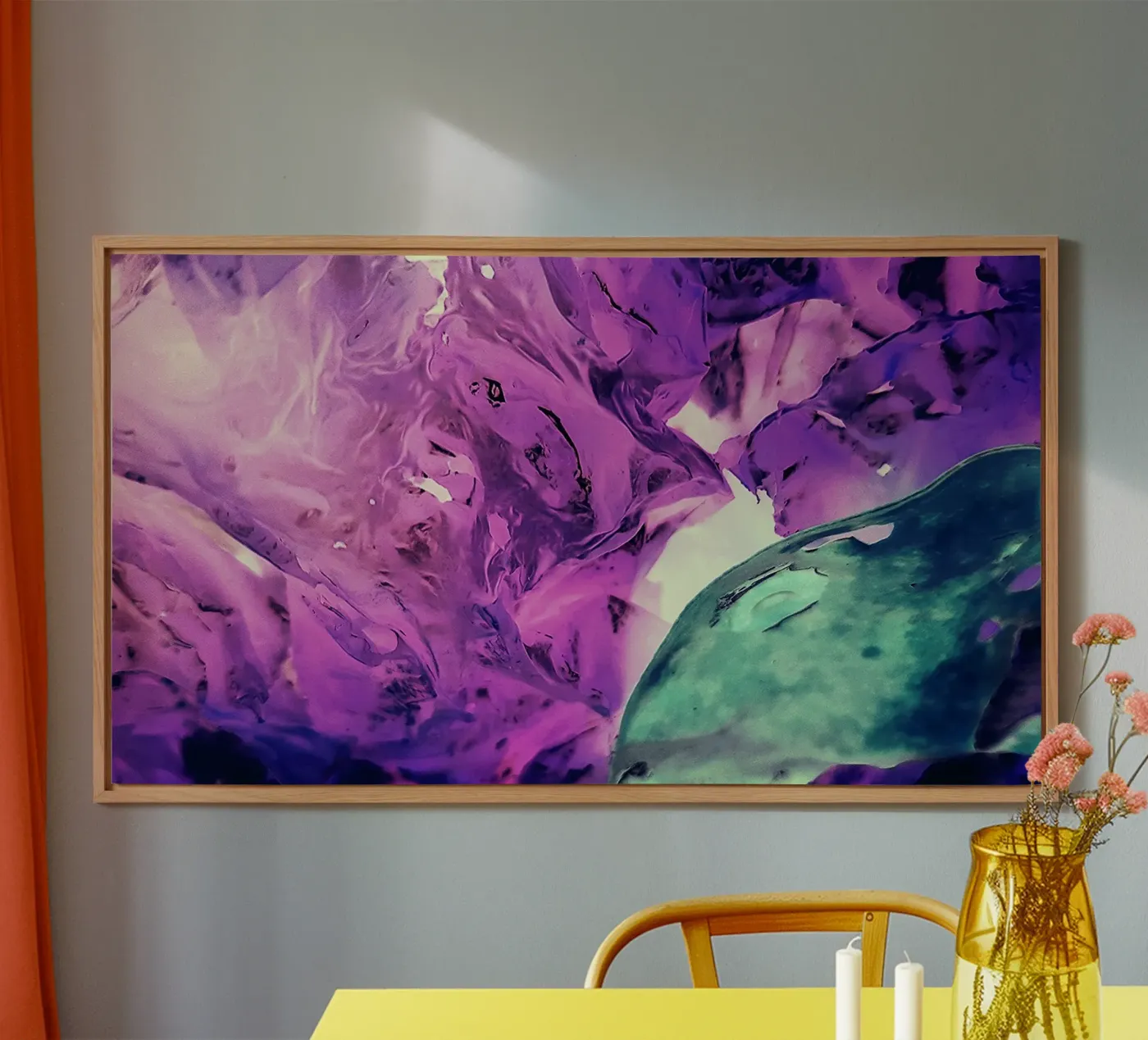 Verde e viola pannello forex da Massimo Frascogna