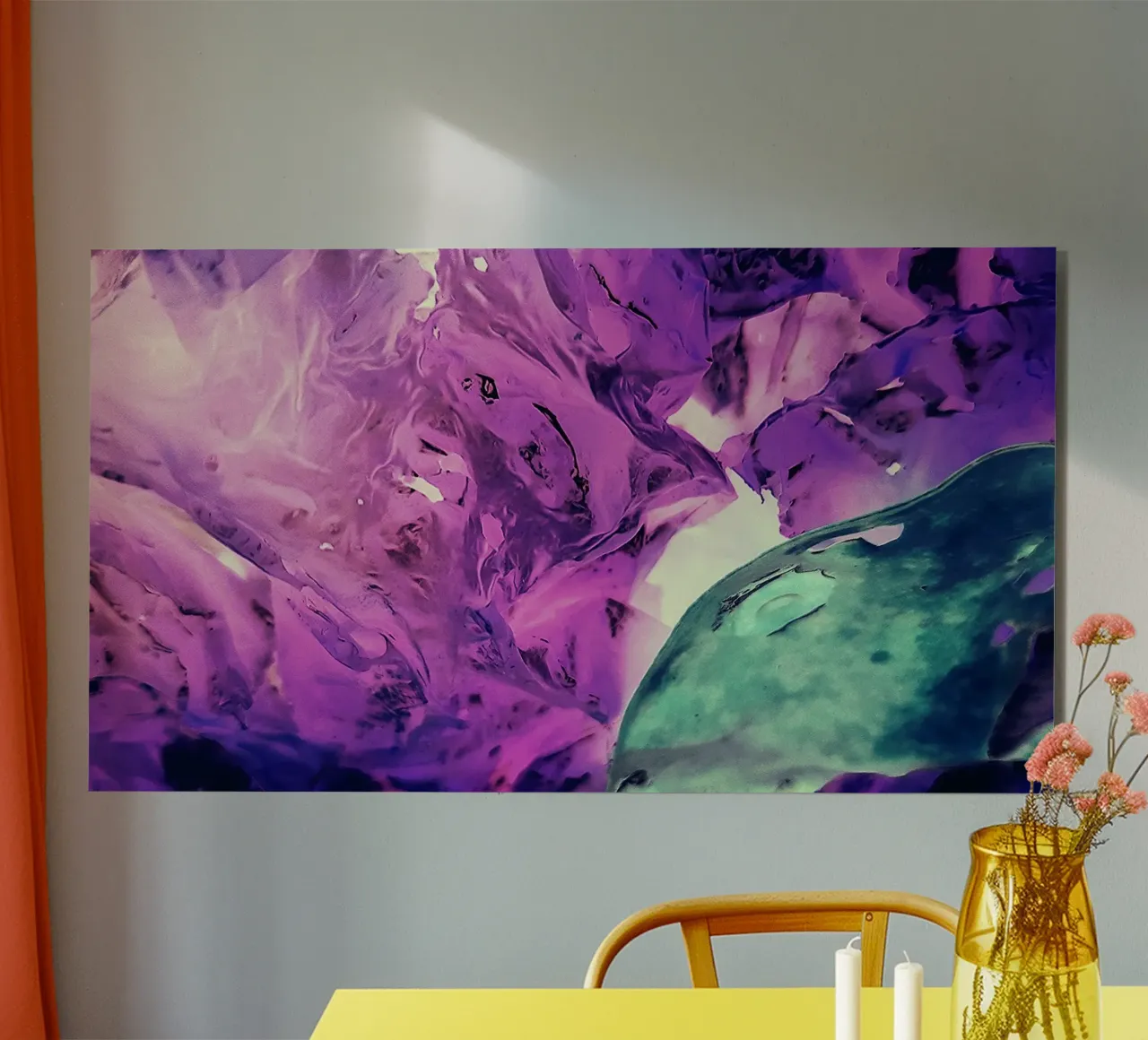 Verde e viola alluminio dibond da Massimo Frascogna