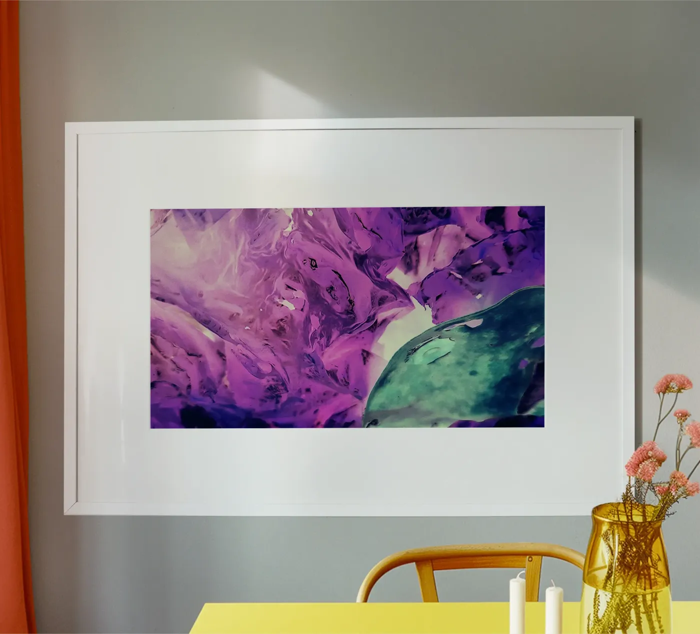 Verde e viola poster da Massimo Frascogna