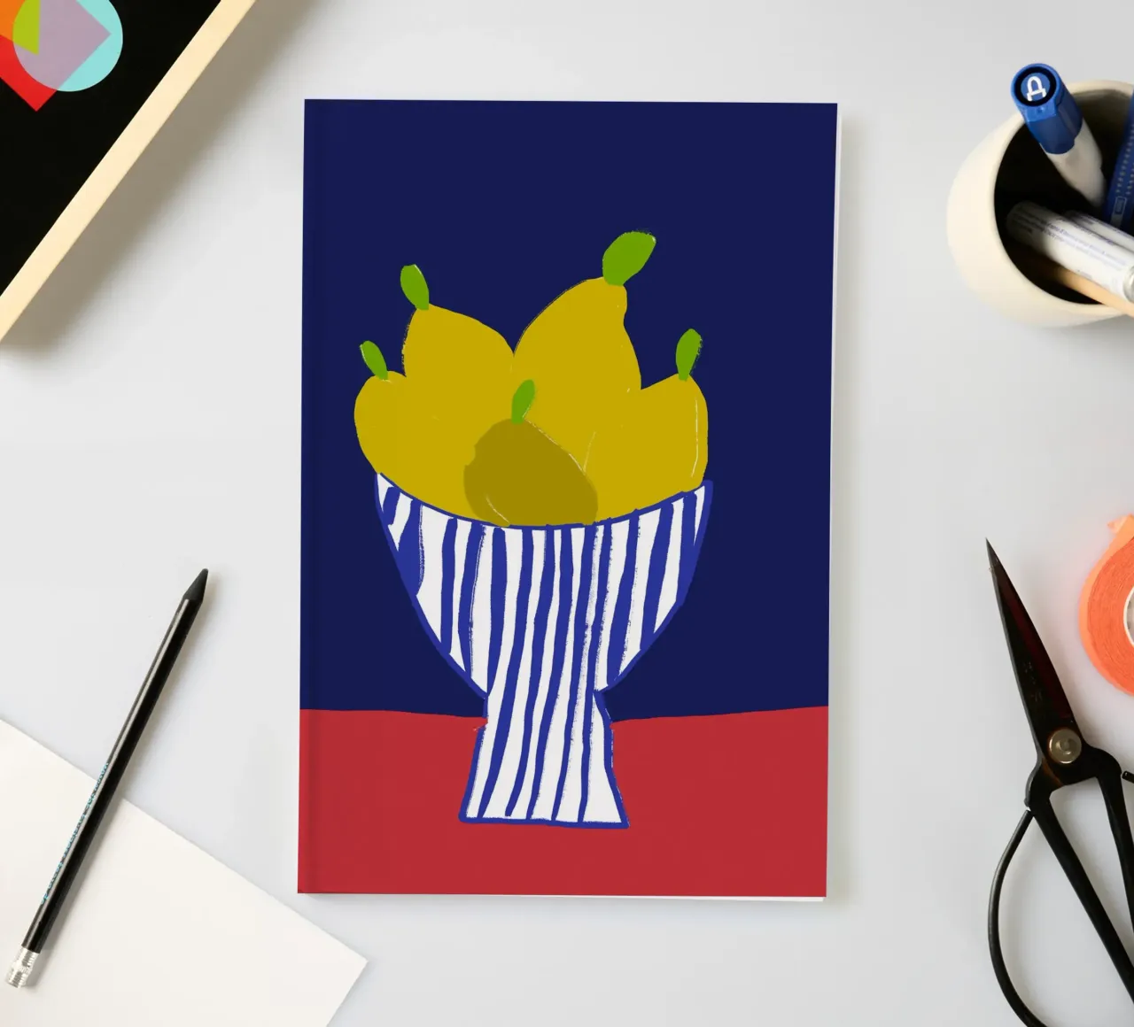 Lemons In Bowl notebook by treechild