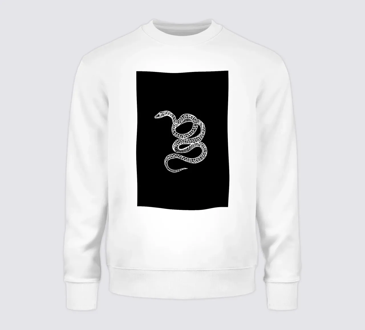Snake Black sudadera de Daniela Roessler